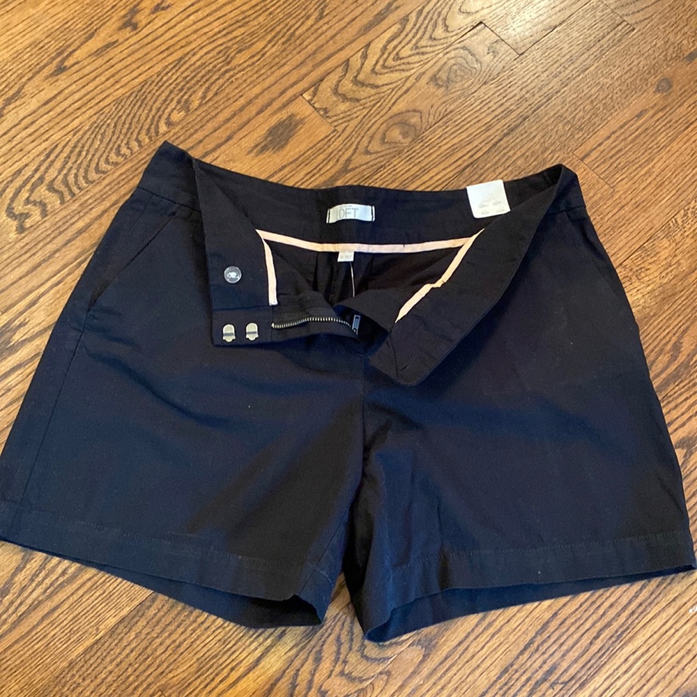 Loft black shorts, size 10. 6in inseam. NWT